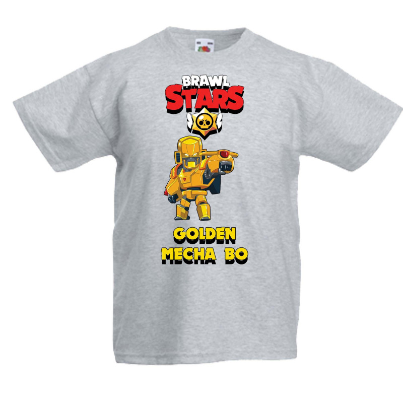 Детска тениска Golden Mecha Bo Brawl Stars Детска тениска Golden Mecha Bo Brawl Stars