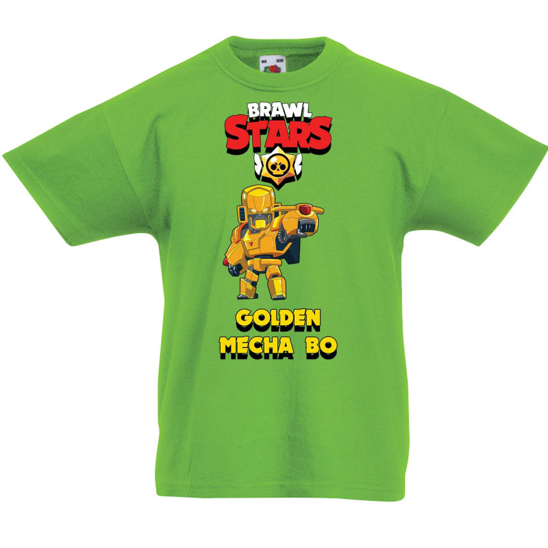 Детска тениска Golden Mecha Bo Brawl Stars Детска тениска Golden Mecha Bo Brawl Stars