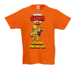 Детска тениска Golden Mecha Bo  Brawl Stars