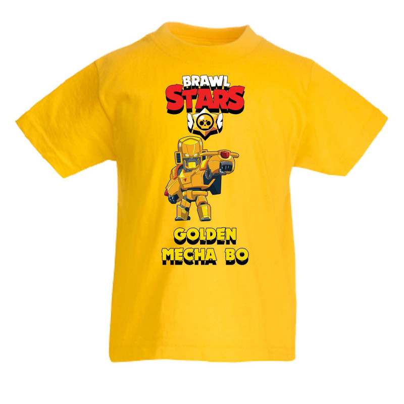 Детска тениска Golden Mecha Bo Brawl Stars Детска тениска Golden Mecha Bo Brawl Stars