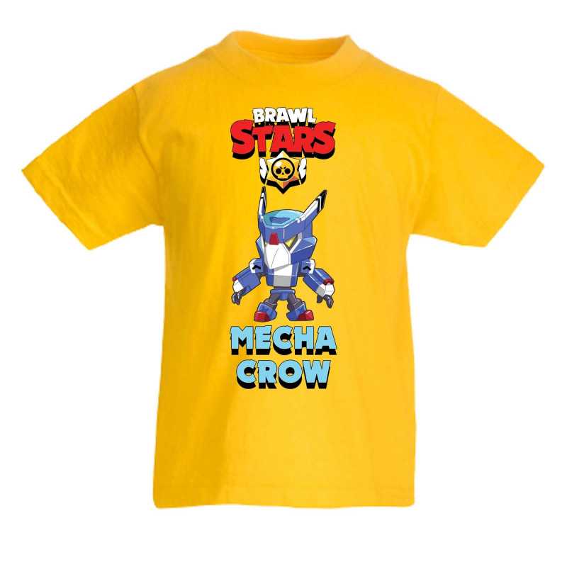 Детска тениска Mecha Crow Brawl Stars Детска тениска Mecha Crow Brawl Stars