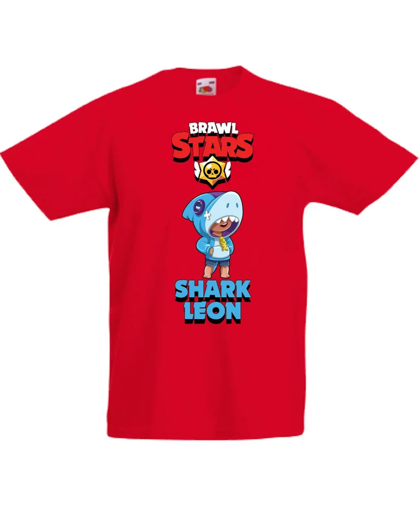 Детска тениска Shark Leon  Brawl Stars