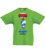 Детска тениска Shark Leon  Brawl Stars