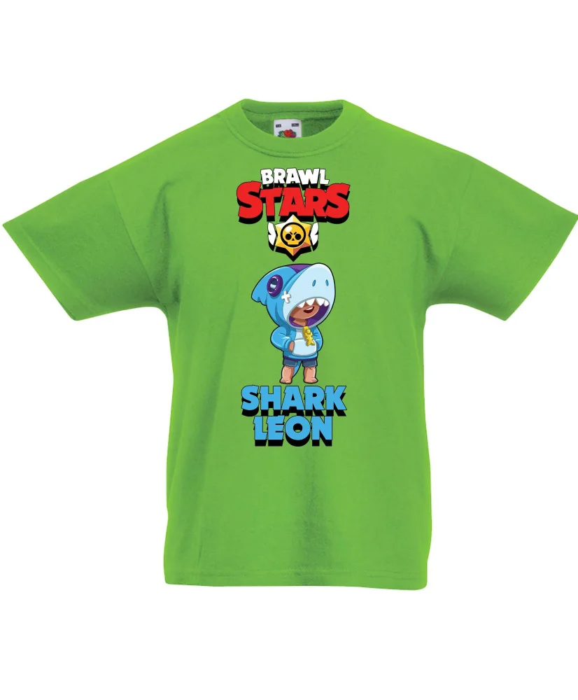 Детска тениска Shark Leon  Brawl Stars
