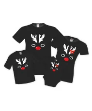Семеен Коледен комплект Deer face Christmas family set
