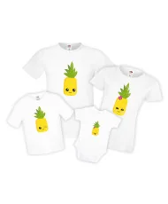 Семеенкомплект тениски Ананаси Pineapples family