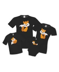 Семеенкомплект тениски Лисици Fox family