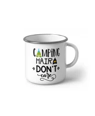 Метално Емайлирано канче "Campers gonna camp"
