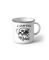 Метално Емайлирано канче "Camping Rebel"