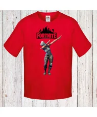 Детска червена тениска Fortnite Royale Champ