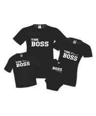 Семеен комплект тениски The Boss The real Boss in traing