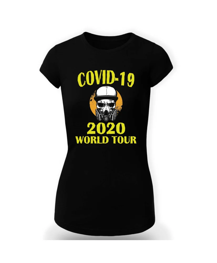 Дамска тениска Корона вирус corona virus COVID-19 004