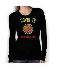 Дамска тениска Корона вирус corona virus COVID-19 010