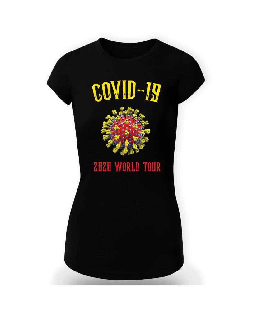 Дамска тениска Корона вирус corona virus COVID-19 010