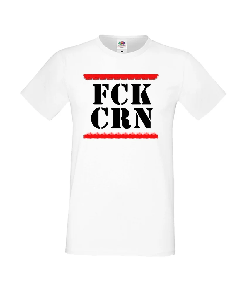 Мъжка тениска Корона вирус FCK CRN 012 Мъжка тениска Корона вирус FCK CRN 012