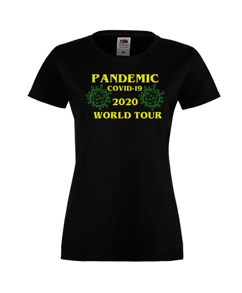 Дамска тениска Корона вирус covid-19 2020 world tour 013 Дамска тениска Корона вирус covid-19 2020 world tour 013