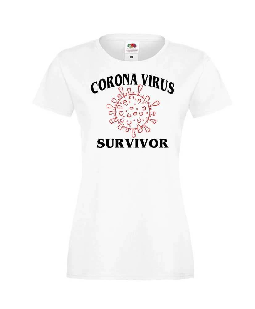 Дамска тениска Корона вирус CORONA virus survivor 014 Дамска тениска Корона вирус CORONA virus survivor 014