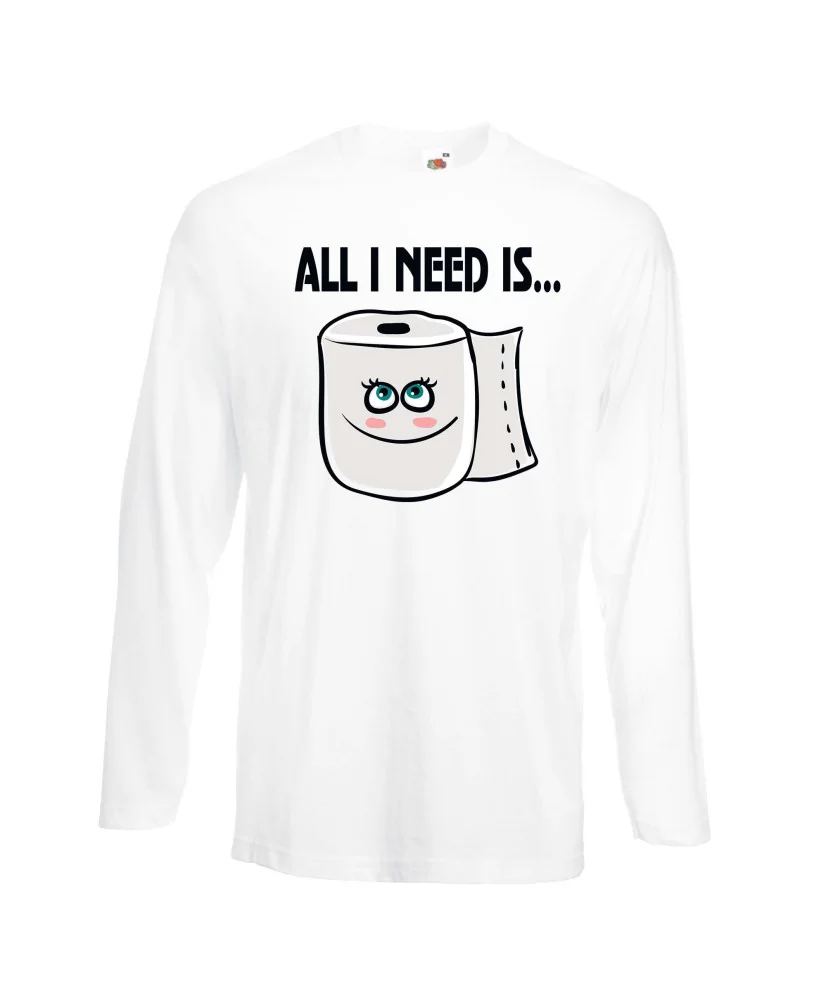 Мъжка тениска Корона вирус corona virus COVID-19 All I Need is Toilet Paper Мъжка тениска Корона вирус corona virus COVID-19 All I Need is Toilet Paper