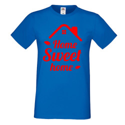 Мъжка тениска Корона вирус corona virus COVID-19 Home Sweet Home