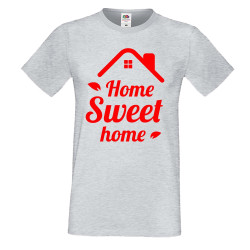 Мъжка тениска Корона вирус corona virus COVID-19 Home Sweet Home