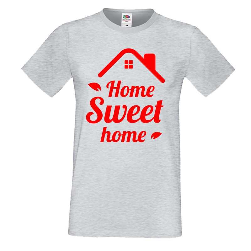 Мъжка тениска Корона вирус corona virus COVID-19 Home Sweet Home Мъжка тениска Корона вирус corona virus COVID-19 Home Sweet Home