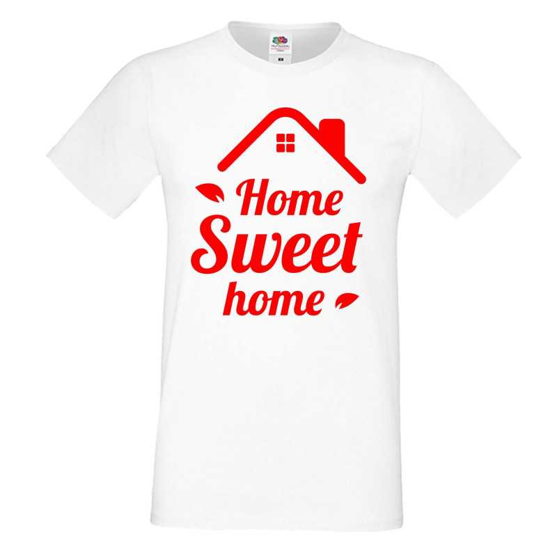 Мъжка тениска Корона вирус corona virus COVID-19 Home Sweet Home Мъжка тениска Корона вирус corona virus COVID-19 Home Sweet Home
