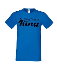 Мъжка тениска Корона вирус corona virus COVID-19 Social Distance KING