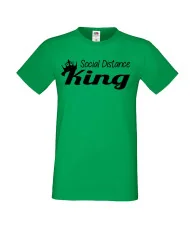 Мъжка тениска Корона вирус corona virus COVID-19 Social Distance KING