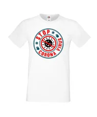 Мъжка тениска Корона вирус corona virus COVID-19 Stop Corona
