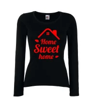 Дамска тениска Корона вирус corona virus COVID-19 Home Sweet Home