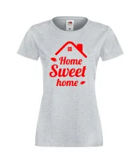 Дамска тениска Корона вирус corona virus COVID-19 Home Sweet Home