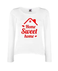 Дамска тениска Корона вирус corona virus COVID-19 Home Sweet Home