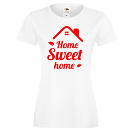 Дамска тениска Корона вирус corona virus COVID-19 Home Sweet Home
