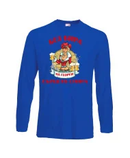 Мъжка тениска Георгьовден БЕЗ БИРА на Георги СЪРЦЕТО СПИРА  ЗИМА