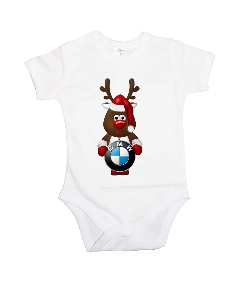 Бебешко боди  BMW Christmas Reindeer