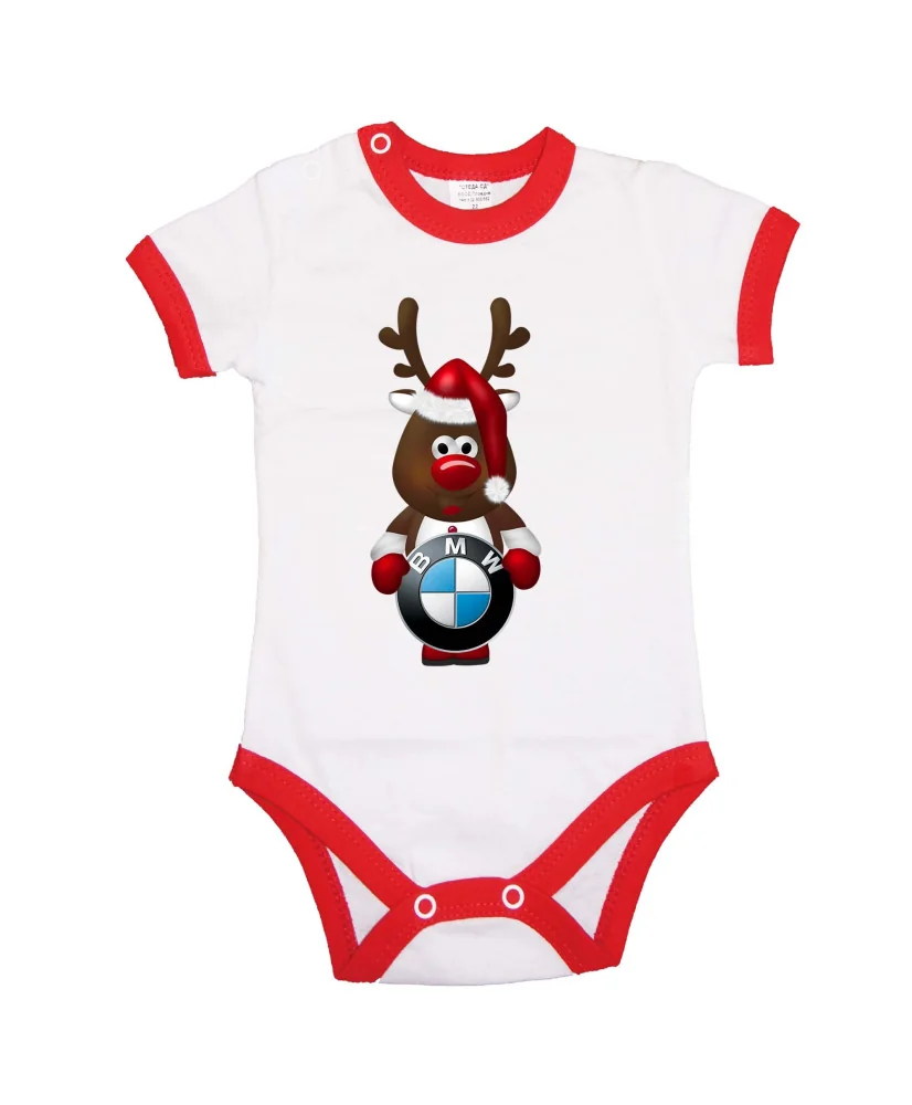 Бебешко боди  BMW Christmas Reindeer