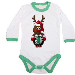 Бебешко боди Skoda Christmas Reindeer