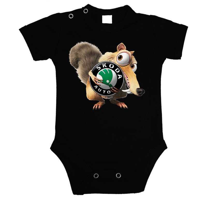 Бебешко боди Skoda Scrat Ice Age