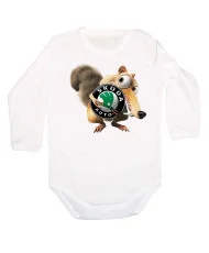 Бебешко боди Skoda Scrat Ice Age