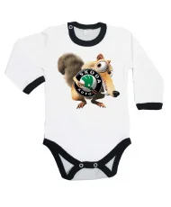 Бебешко боди Skoda Scrat Ice Age