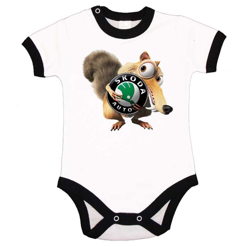 Бебешко боди Skoda Scrat Ice Age