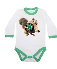 Бебешко боди Skoda Scrat Ice Age