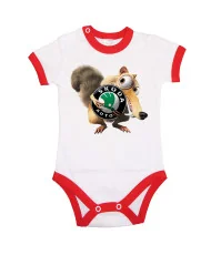 Бебешко боди Skoda Scrat Ice Age