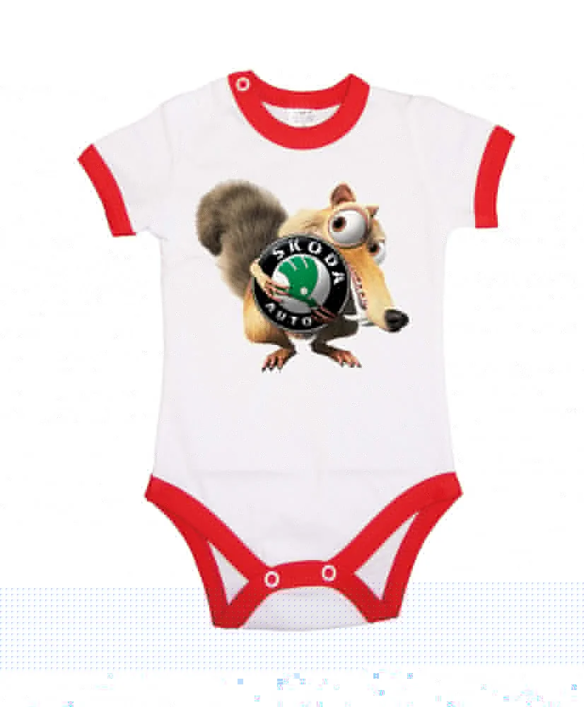 Бебешко боди Skoda Scrat Ice Age