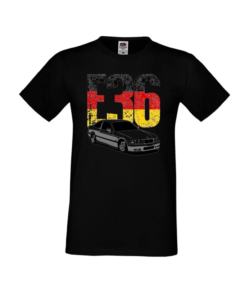 Мъжка тениска BMW E36 German FLag Мъжка тениска BMW E36 German FLag