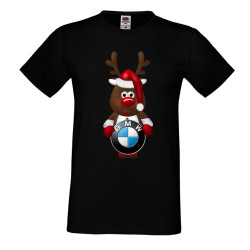 Мъжка тениска BMW Christmas Reindeer