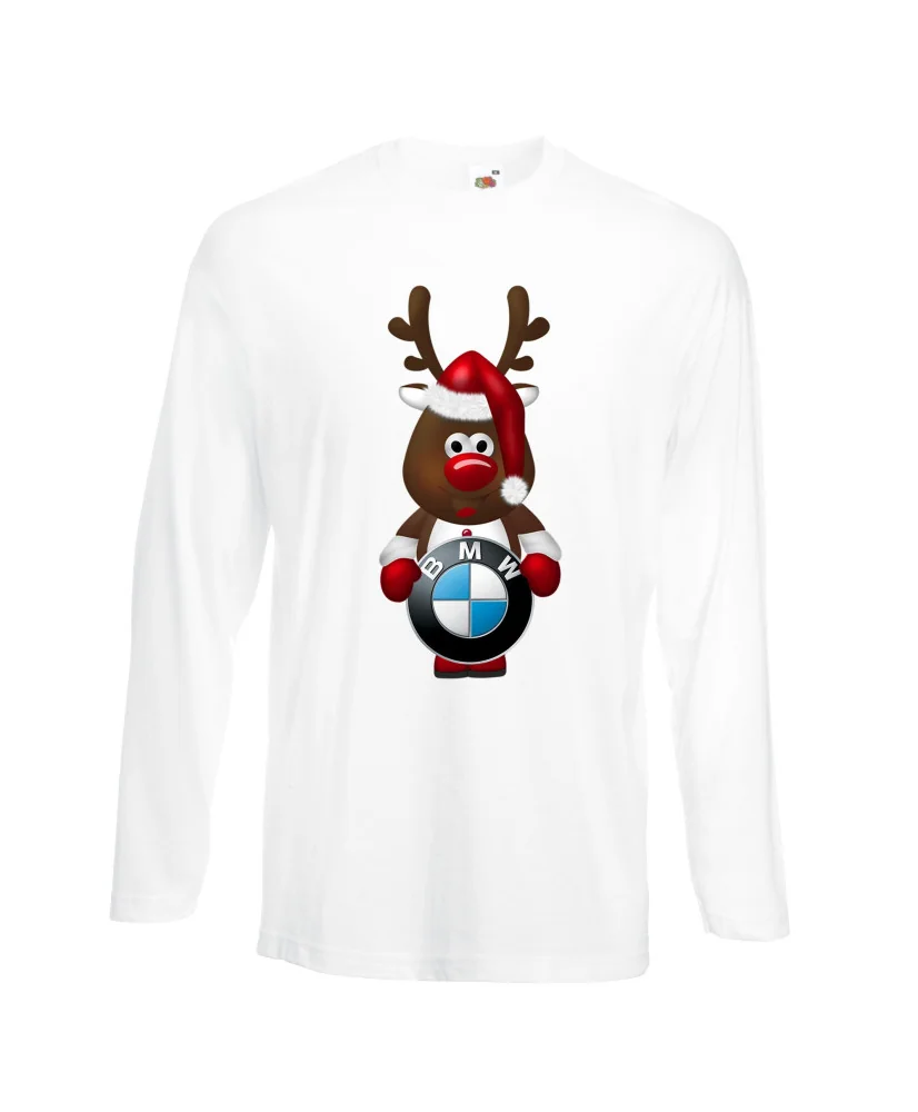 Мъжка тениска BMW Christmas Reindeer
