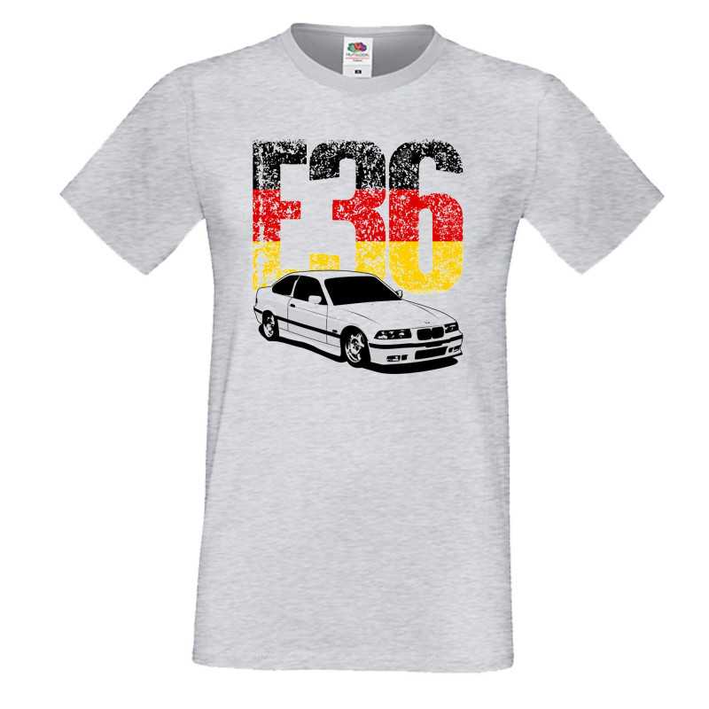 Мъжка тениска BMW E36 German FLag Мъжка тениска BMW E36 German FLag