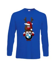 Мъжка тениска BMW Christmas Reindeer