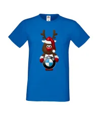 Мъжка тениска BMW Christmas Reindeer